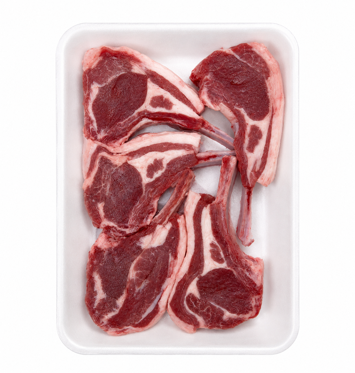 Fresh Halal Lamb Rib Rack, French-Trimmed, 500g - 1kg