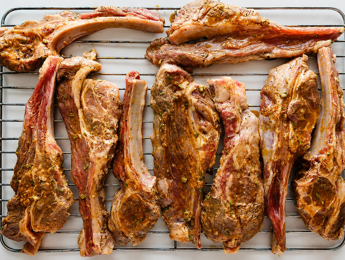Marinated Halal Lamb Ribs