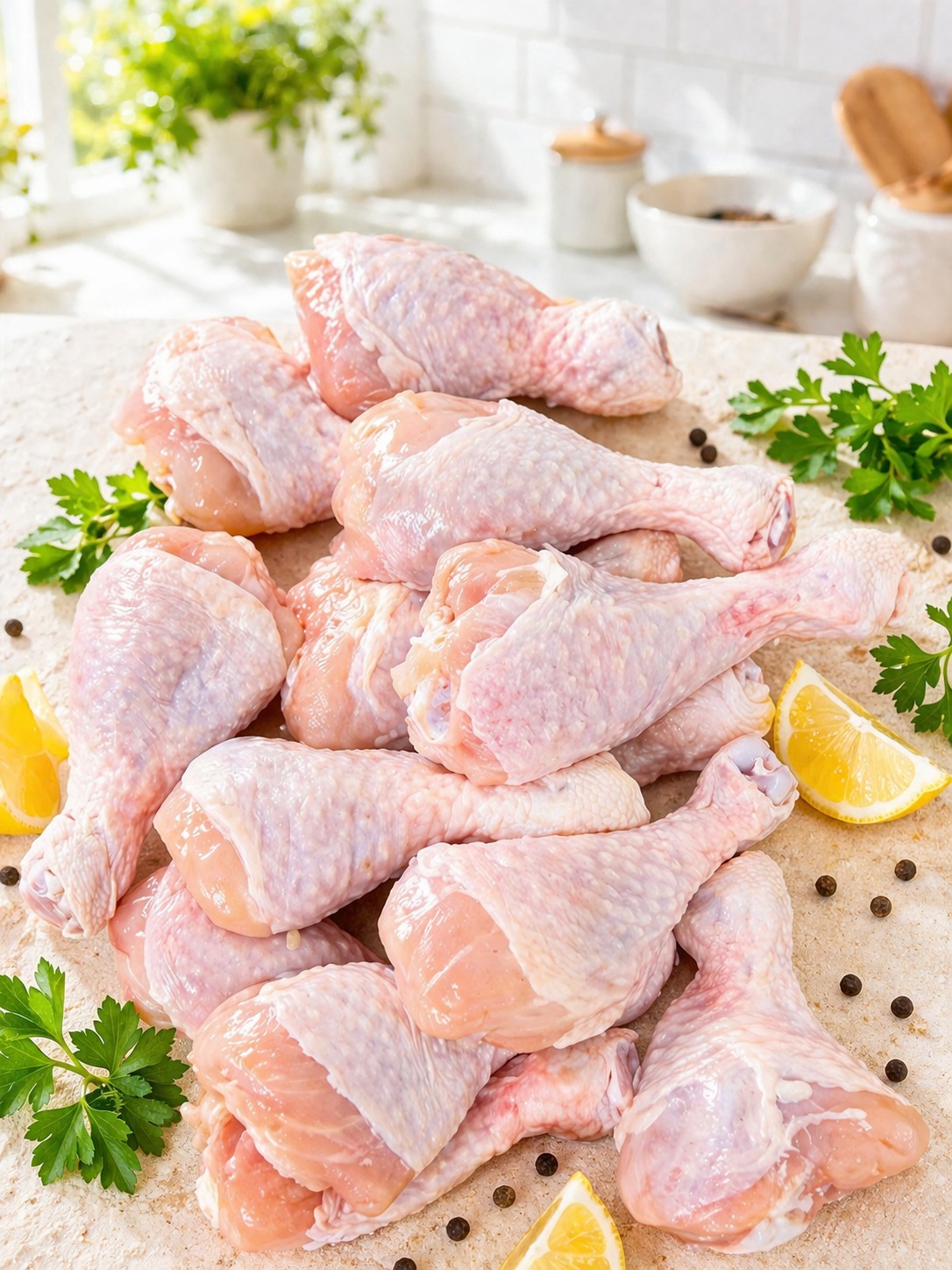 Halal Chicken Drumsticks, Skin-On or Skinless - 500g–1kg - GROSS