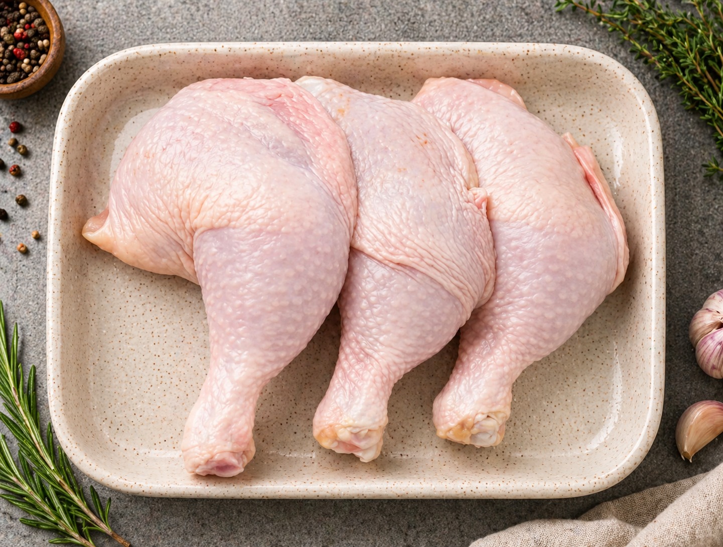 Halal Chicken Leg, Skin-On or Skin-Off — 500g or 1kg - GROSS